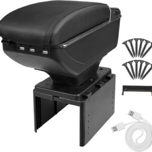 Car Armrest 7USB – Black