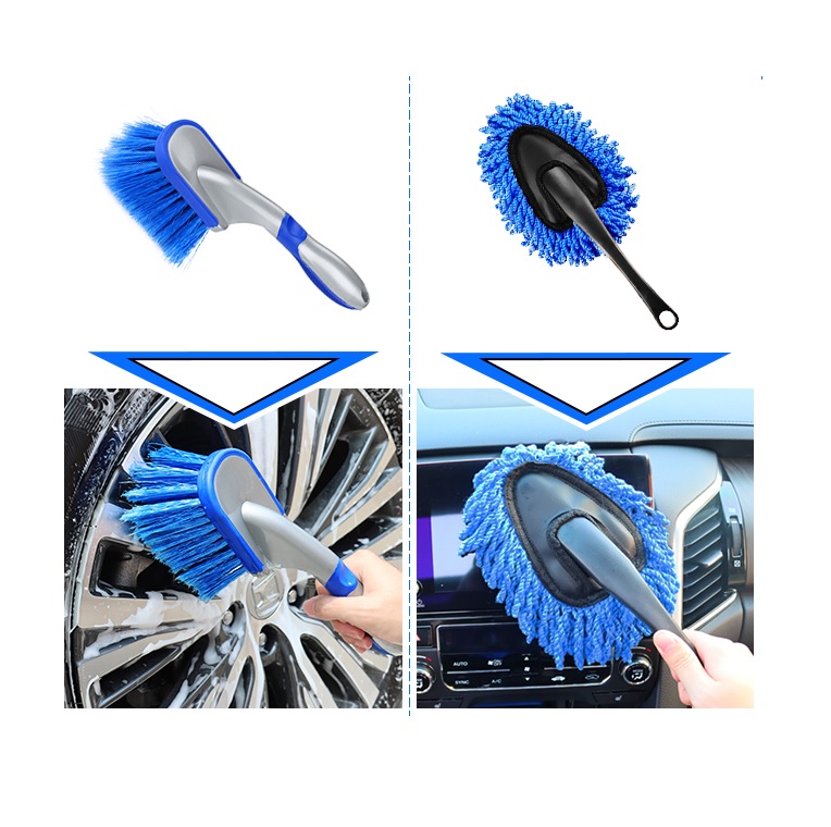 Car Cleaning kit with Foldable Bucket and Storage Bag – 10 Piece - Image 3