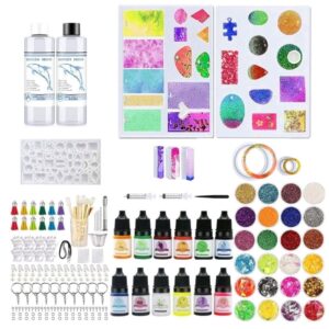 Resin Epoxy Starter Kit with Pigment - 239 PC