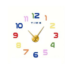 DIY Vibrant Acrylic Clock