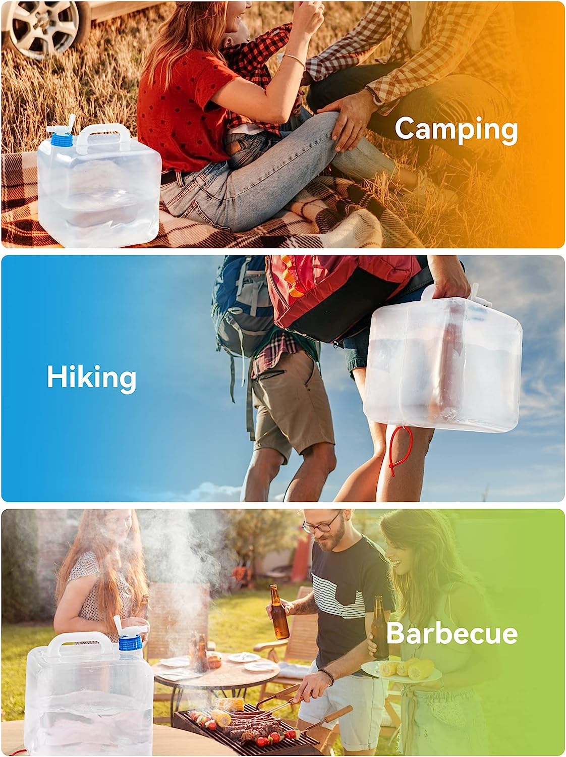 Foldable Water Bottle with Tap - 10.0 L - Image 5