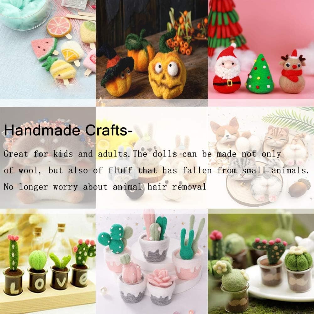 Needle Felting Kit with Storage Box - 40 Colours - Image 5