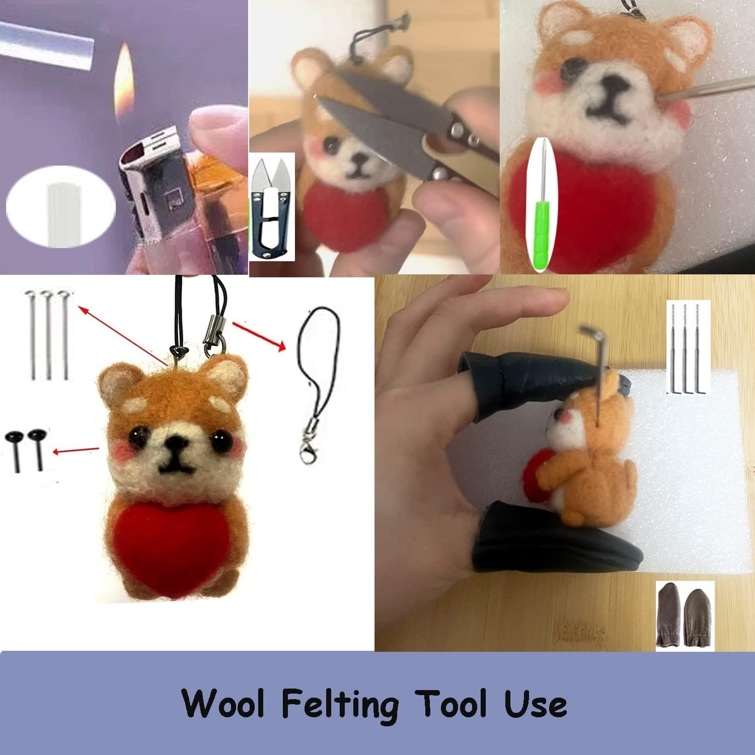 Needle Felting Kit with Storage Box - 40 Colours - Image 6