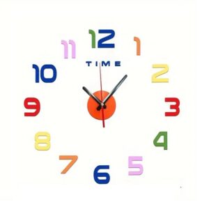 Kids DIY Frameless Clock